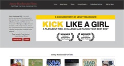 Desktop Screenshot of jennymackenziefilms.com